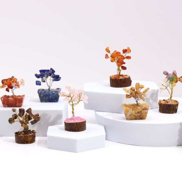 Groothandel Mini Edelsteenbomen