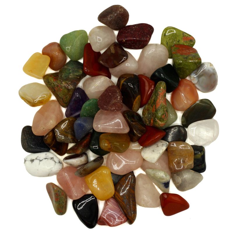 Grote Trommelstenen-Mix 500g