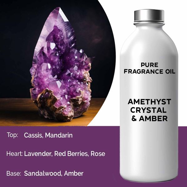 Amethyst Crytal & Amber