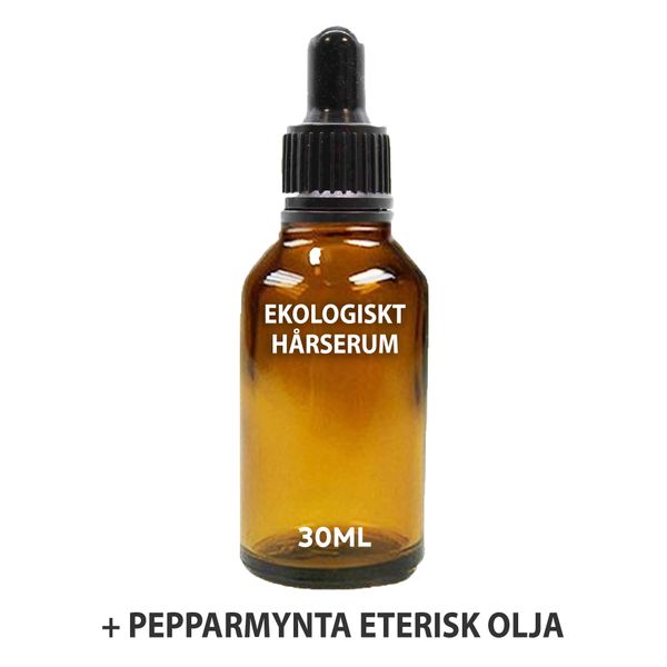 Ongeëtiketteerd Organisch Haarserum 30ml - Pepermunt