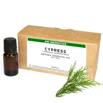 Cipres Biologische Essentiële Olie 10ml - ONGELABELD