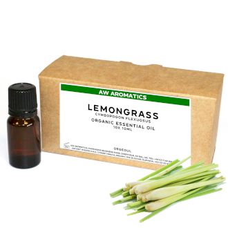 Citroengras Biologische Essentiële Olie 10ml - ONGELABELD