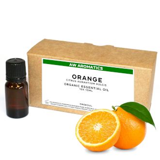 Sinaasappel Biologische Essentiële Olie 10ml - ONGELABELD