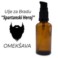 50ml Baardolie - Spartaanse Held - Ongeëtiketteerd