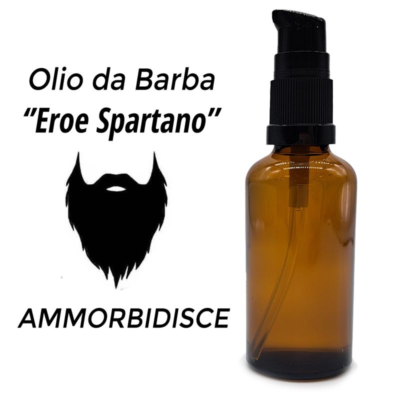 50ml Baardolie - Spartaanse Held - Ongeëtiketteerd