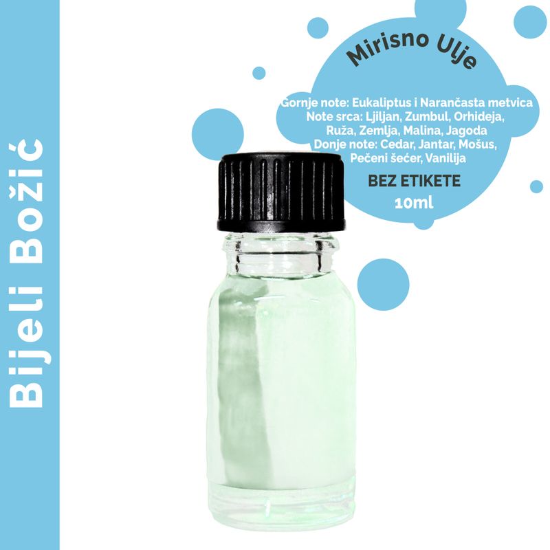 Witte Kerst Geurolie 10ml - White Label