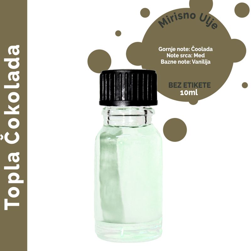 Warme Chocolademelk Geurolie 10ml - White Label