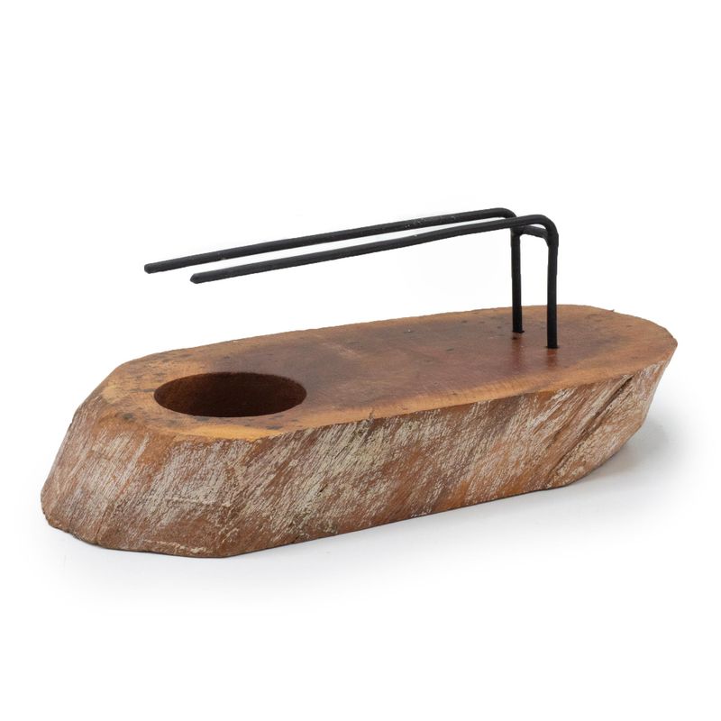 Palo Santo Verwarmer - Whitewash Gamelhout