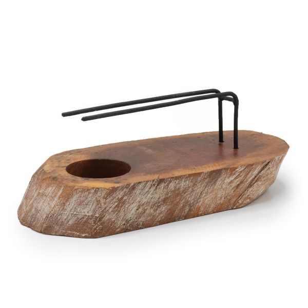Palo Santo Verwarmer - Whitewash Gamelhout