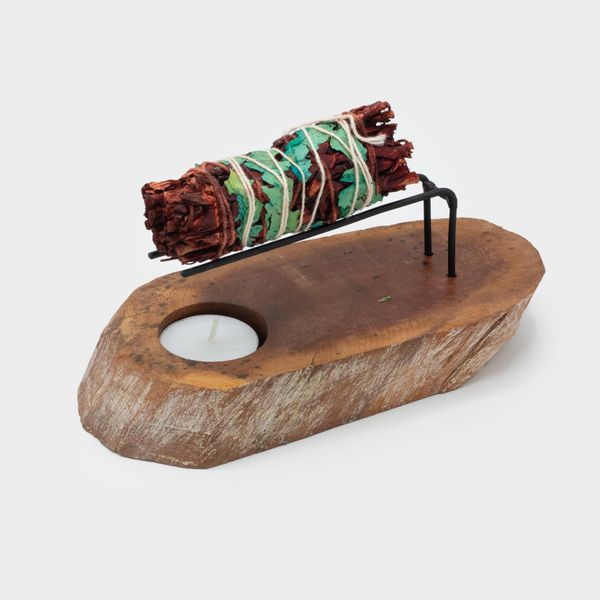Palo Santo Verwarmer - Whitewash Gamelhout