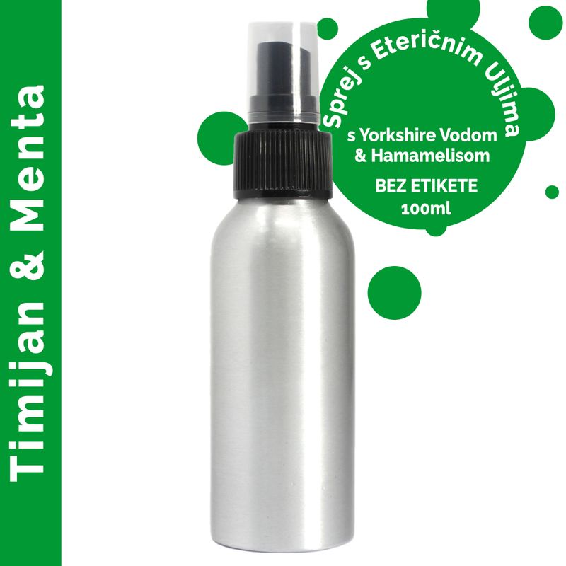 100ml Etherische Olie Mist - Tijm & Munt - White Label
