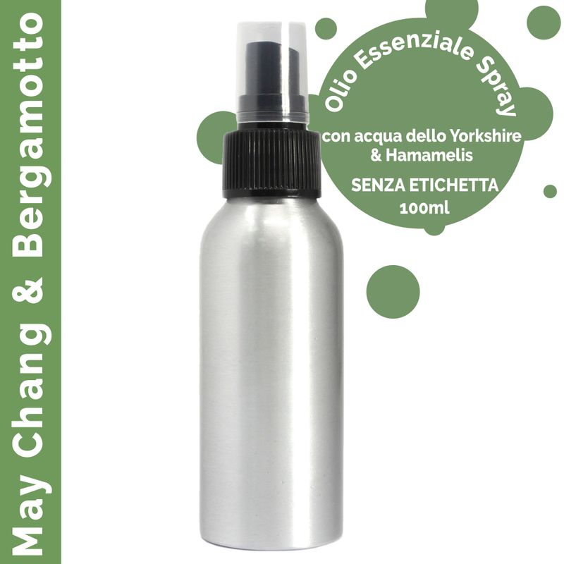 100ml Etherische Olie Mist - May Chang & Bergamot - White Label