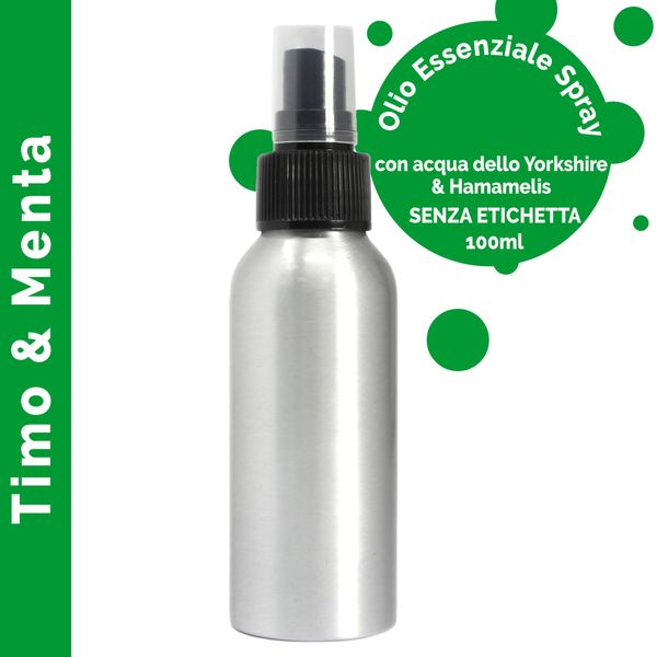 100ml Etherische Olie Mist - Tijm & Munt - White Label