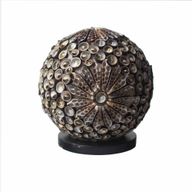 Boho Schelpenlamp - Chocolade Twist Globe - 15 cm
