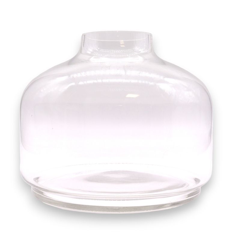 Ex-Large Bol Top Terrarium op Donker Tung Hout - 23x23cm
