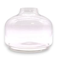 Ex-Large Bol Top Terrarium op Donker Tung Hout - 23x23cm