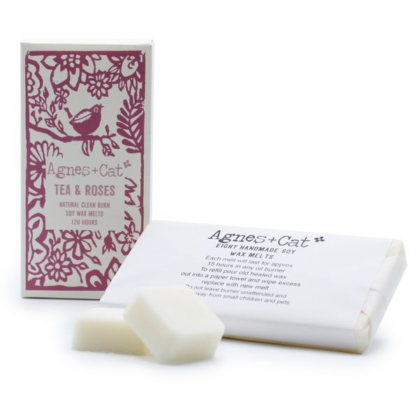 Doos met 8 Waxmelts- Thee + Rozen