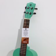 Ambachtelijk Gemaakte Ukelele - Oranje Sunburst Afwerking (4 Snaren)