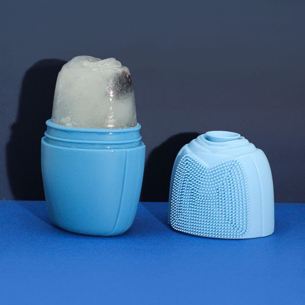 Siliconen IJs Gezichtsroller - roller - blauw