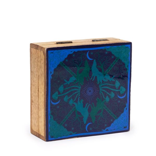 Middelgrote Vierkante Doos 13,5x13,5x6 cm - HOP HARE