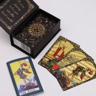 Goudfolie Tarotkaarten – Laat de Magie Beginnen – Geschenkdoos