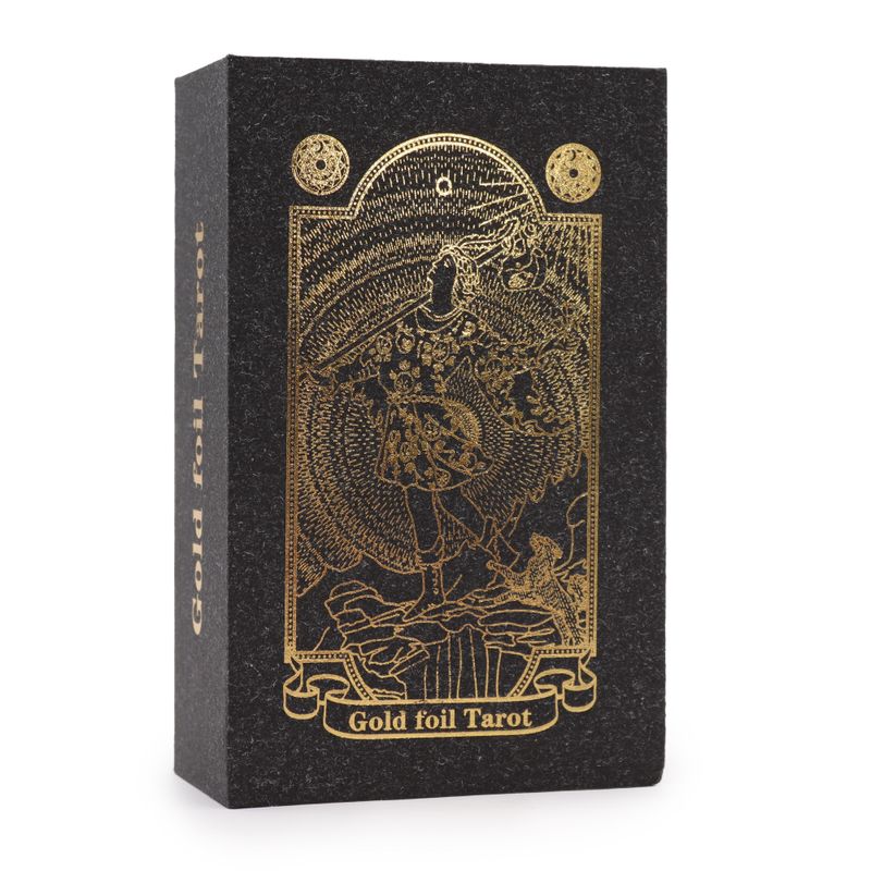 Goudfolie Tarotset met Boek – Geschenkdoos