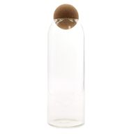 Cottage Kurkballetje Glazen Pot - Helder - 25cm