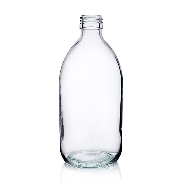 500ml Heldere Glazen Medicijnfles