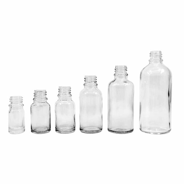 5ml Heldere Glazen Druppelfles - Geen Dop