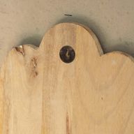 Mangohout Hamsa Wandplaquette – Whitewash