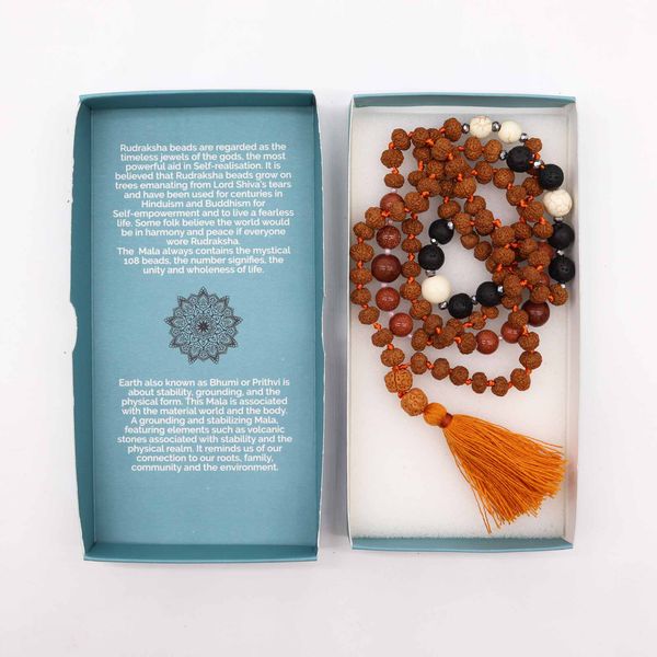 Bali Mala Ketting - Aarde Element