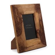 Middelgrote Mangohouten Fotolijst (voor 10x15cm) 26x20x2cm - Hansa - Zwart