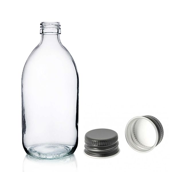 300ml Heldere Glazen Medicijnfles