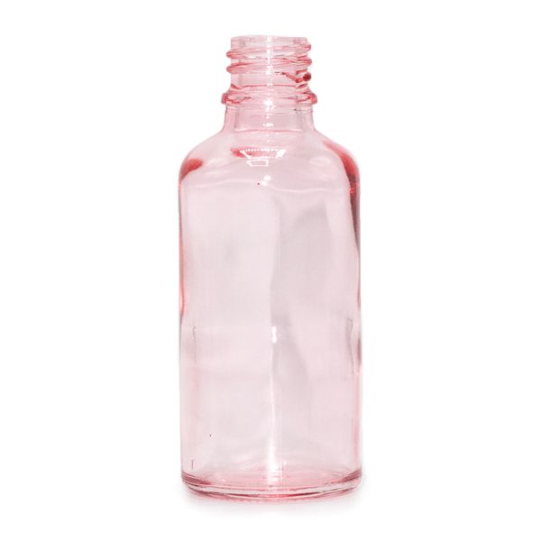 100ml Roze Roze Glazen Pipetfles - Zonder Dop