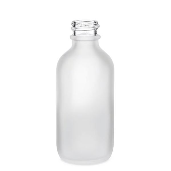 50ml Mat Witte Glazen Druppelfles – Zonder Dop