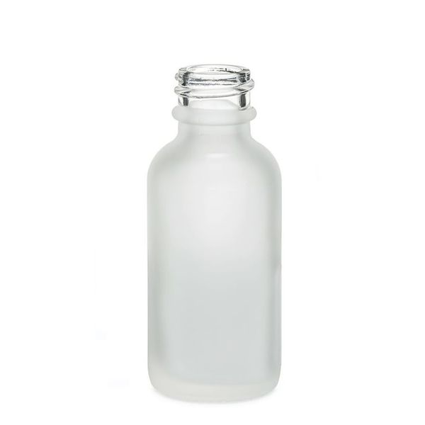 30ml Mat Witte Glazen Druppelfles – Zonder Dop