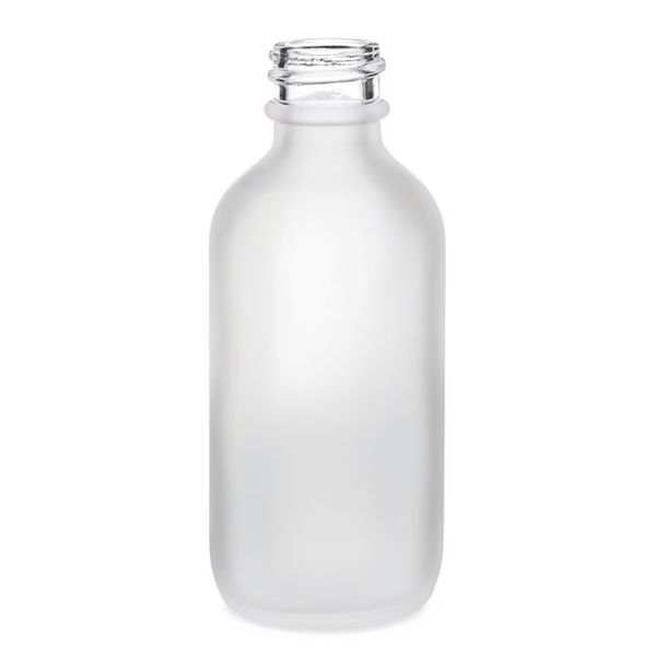 100ml Mat Witte Glazen Druppelfles – Zonder Dop