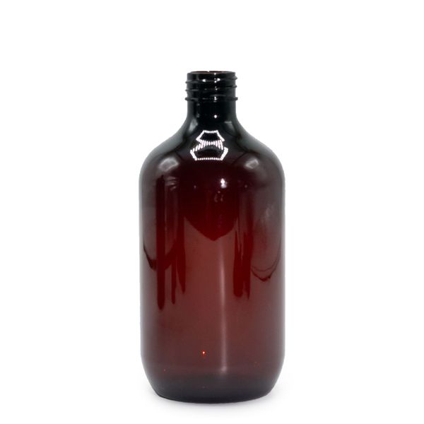 500 ml Bruine Plastic Boston Fles – Zonder Dop