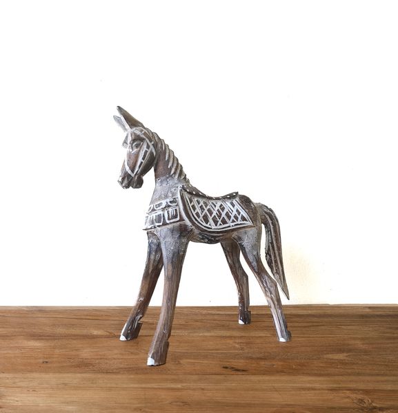 Medium Antiek Paard 25 cm