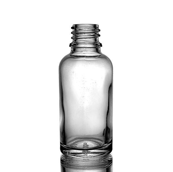 30ml Rookgrijze Glazen Pipetfles – Zonder Dop