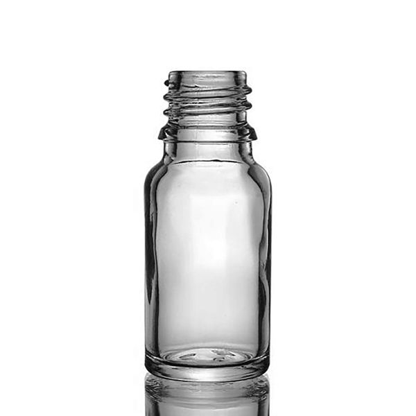 10ml Rookgrijze Glazen Pipetfles – Zonder Dop