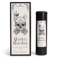 Gothic Garden Oude Heks rituele kaars en bijpassende geschenkdoos, vooraanzicht