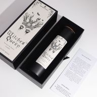 Witches’ Queen zwarte kaars met kurkdeksel in de geschenkdoos