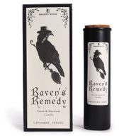 Raven's Remedy Oude Heks rituele kaars en bijpassende geschenkdoos, vooraanzicht