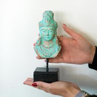 Gelukkige Java Prinses op Stand - Groene Koperen