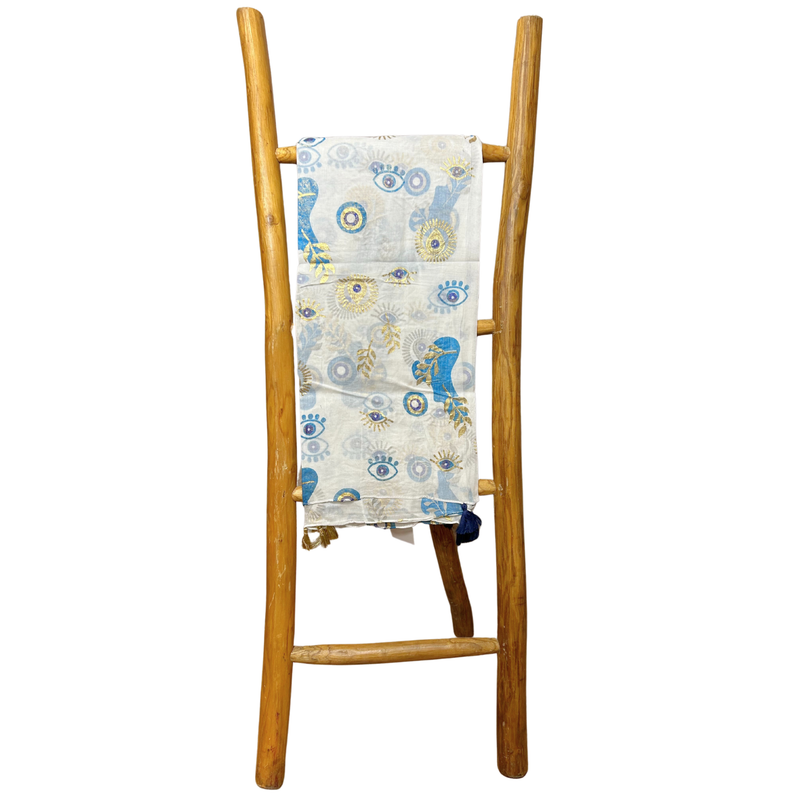 Pario - Wit, Blauw & Goud Oog van Fatima Design