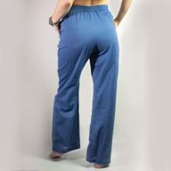 Lounge Broek - Rijk Blauw & Goud Handgeschilderd Oog van Fatima Design