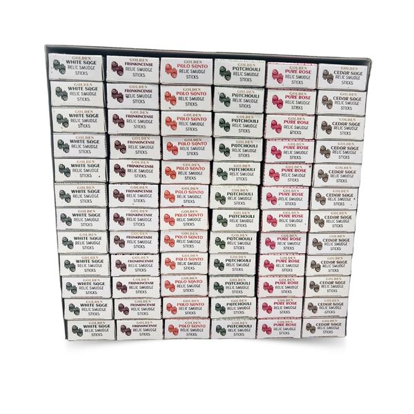 30g Gouden Smudging Harsstokjes Display Set