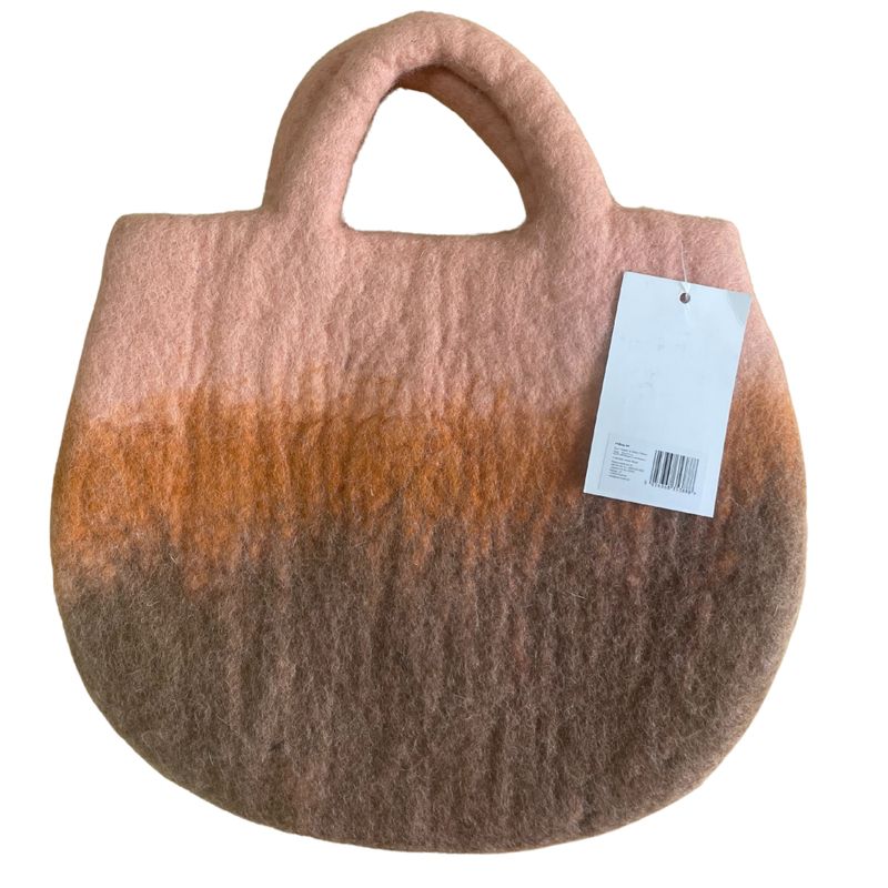 Zonnebloem & Bijen Vilt Tas - 35x27cm