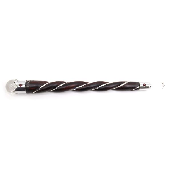 Wand van Gedraaid hout en Rotskwarts